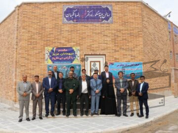 افتتاح سالن چند منظوره خانواده نگهبان در شهرستان بهبهان توسط مدیر کل نوسازی مدارس استان خوزستان