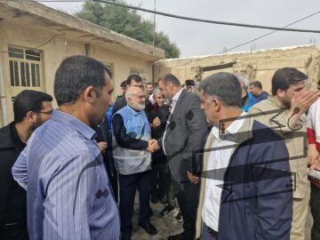 با هدف بررسی مدارس مناطق زلزله‌زده؛ بازدید مدیرکل نوسازی مدارس استان خوزستان از مناطق زلزله‌زده مسجدسلیمان و هفتکل