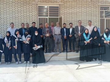افتتاح سالن برگزاری امتحانات در مدرسه متوسطه دوم فرزانگان در منطقه دارخوین شادگان