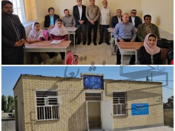 مدیرکل نوسازی، توسعه و تجهیز مدارس استان خوزستان خبرداد؛ آئین افتتاح دبستان فراز ( اقبال لاهوری) در بخش  زیدون شهرستان بهبهان
