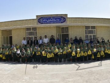 آیین افتتاح ۱۶ کلاس درس در قالب توسعه فضای آموزشی  ۸  مدرسه در  آبادان و اروندکنار با مشارکت بنیاد علمی آموزشی قلم چی