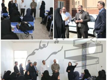 بازدید سرزده مدیر کل نوسازی مدارس استان خوزستان از مدارس منطقه کم برخوردار عین دو اهواز
