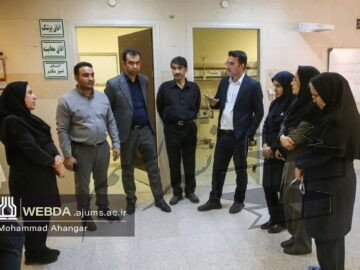 به منظور بررسی آخرین وضعیت پانسیون زیست پزشکان انجام شد؛  بازدید مدیر و تیم روابط عمومی دانشگاه از بیمارستان ۲۲ بهمن مسجدسلیمان