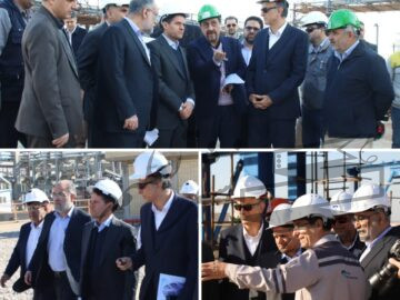 بازدید مدیر عامل شرکت ملی صنایع پتروشیمی از شرکت پتروشیمی مارون