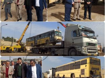 آغاز عملیات بازسازی اتوبوس های فرسوده با حضور شهردار اهواز در سازمان اتوبوسرانی