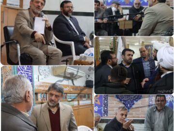 نشست شهردار و رئیس شورای شهر اهواز با شهروندان به منظور بررسی مسائل و مشکلات مناطق اهواز