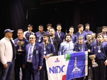 نایب قهرمانی شرکت ملی حفاری ایران در رقابت های لیگ برتر وزنه برداری