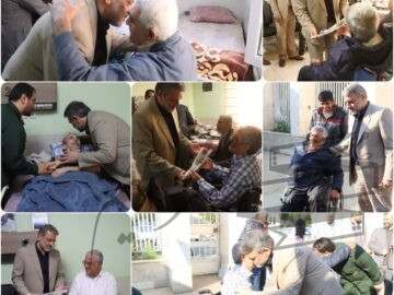 شهردار اهواز به عیادت جانبازان قطع نخاعی رفت