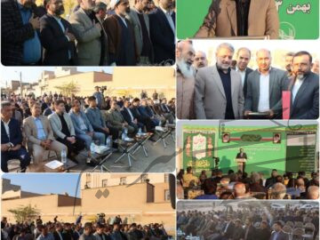 با حضور شهردار و رئیس شورای شهر اهواز؛ عملیات اجرایی احداث بوستان ۱۴٠ هزار متری گل نرگس آغاز شد