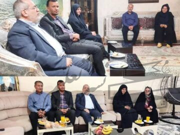 دیدار با خانواده های رزمندگان و ایثارگران دفاع مقدس توسط مدیران شرکت ملی حفاری