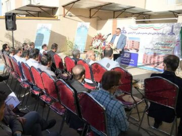 عملیات اجرایی طرح بازسازی نمای مجتمع سازمانی ۲۱۶  واحدی شرکت ملی حفاری آغاز شد
