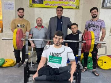 کسب مقام قهرمانی فرزند یکی از کارکنان شرکت ملی حفاری ایران در رقابت های وزنه برداری جانبازان و توان یابان کشور