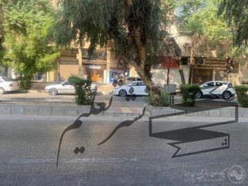 ادامه عملیات جدول گذاری بلوار شریعتی