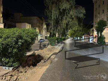 بهسازی جداول فرسوده در معابر سطح منطقه یک شهرداری اهواز