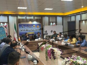برگزاری جلسه ستاد بحران شهرداری منطقه یک اهواز