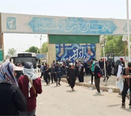 خدمات‌رسانی شرکت آبفا اهواز به زائران خارجی در شهرستان حمیدیه