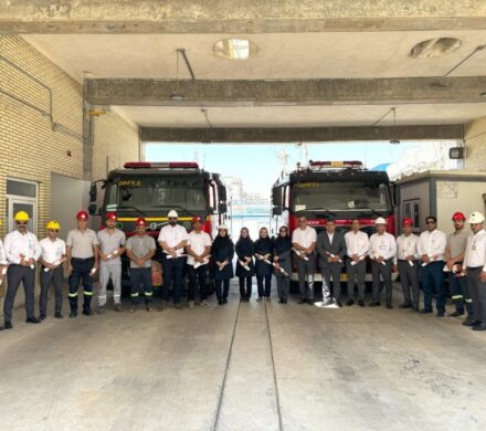 گرامی داشت روز ایمنی و آتش نشانی در پتروشیمی آپادانا خلیج فارس
