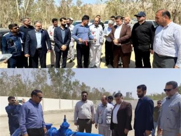افزایش ظرفیت تولید آبرسانی در شهرستان مسجد سلیمان