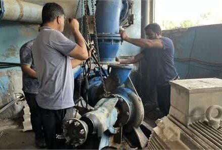 تعویض پمپ تلمبهخانه انتقال آب به بندرماهشهر