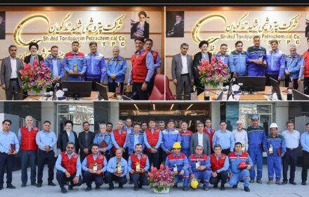 تقدیر از همکاران برتر واحد ایمنی و آتش‌نشانی پتروشیمی شهید تندگویان