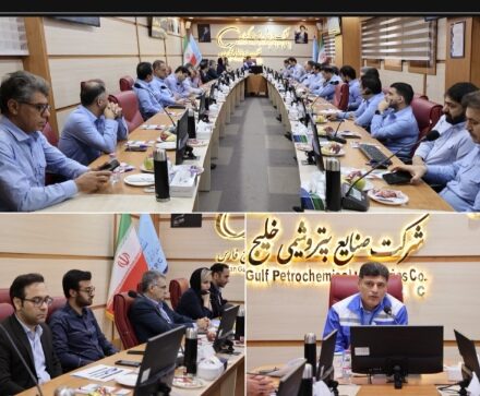 جلسه ارزیابی جایزه نوآوری پتروفن با حضور ارزیابان این جایزه و جمعی از مدیران