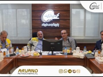 معاون نظارت بر تولید و زنجیره تأمین گروه صنایع پتروشیمی خلیج فارس از شرکت پتروشیمی اروند بازدید کرد