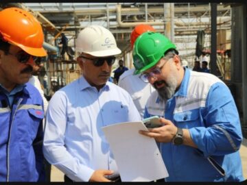 بازدید مدیرعامل پتروشیمی بندرامام از روند تعمیرات اساسی کارخانه وینیل کلراید