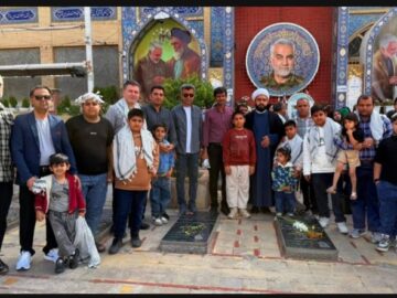 اعزام کاروان خانوادگی راهیان مکتب شهید سلیمانی آریاساسول به کرمان