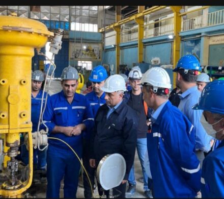 بازدید مدیرعامل پتروشیمی بندرامام از روند تعمیرات اساسی واحد آروماتیک