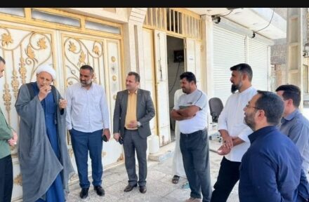 حضور میدانی مدیرعامل شرکت آب و فاضلاب اهواز در منطقه گلدشت