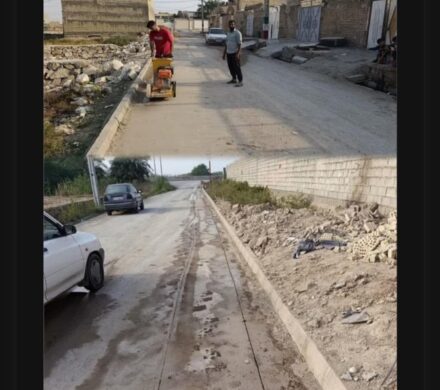 آغاز عملیات توسعه شبکه و تقویت فشار آب روستای اُم‌البنین