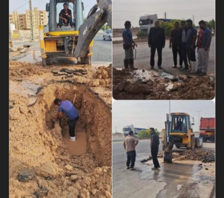 با هدف پایداری شبکه انجام شد؛ تعمیر خط انتقال خیابان دانشگاه آزاد بهبهان