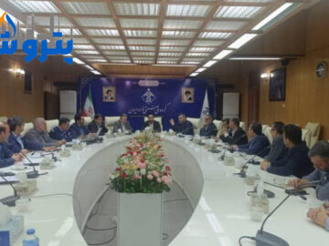 نشست مدیرعامل شرکت آبفا اهواز با مدیران گروه ملی صنعتی فولاد ایران
