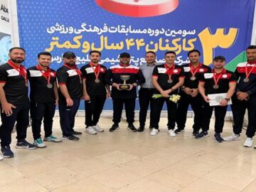 ورزشکاران هویزه با دست پر بازگشتند؛ ۱۵ مدال و یک قهرمانی؛ ره‌آورد کاروان پالایش گاز هویزه از المپیاد خلیج‌فارس