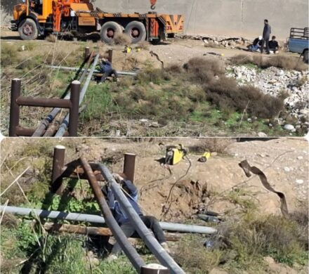 اصلاح شبکه توزیع آبرسانی منازل آبیاری مارون بهبهان