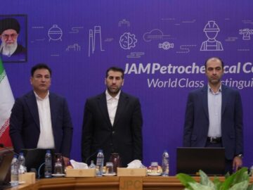 بازدید مشاور وزیر و رئیس مرکز حراست وزارت تعاون، کار و رفاه اجتماعی از شرکت پتروشیمی جم و شرکت‌های تابعه